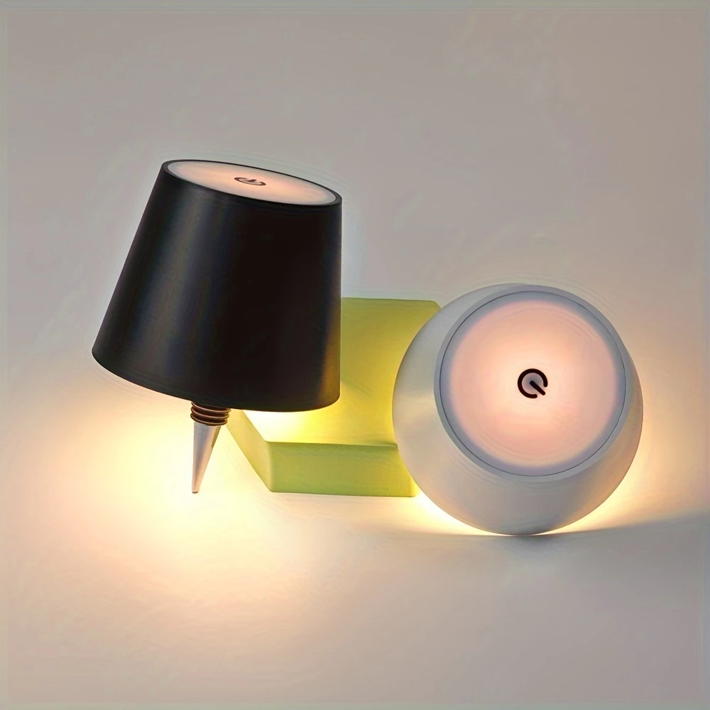 Abat-jour lampe LED pour bouteille adaptable universel - Noir