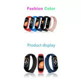 Active Fitness Tracker M7 - Bracelet sportif intelligent Montre connectée Bluetooth - Noir