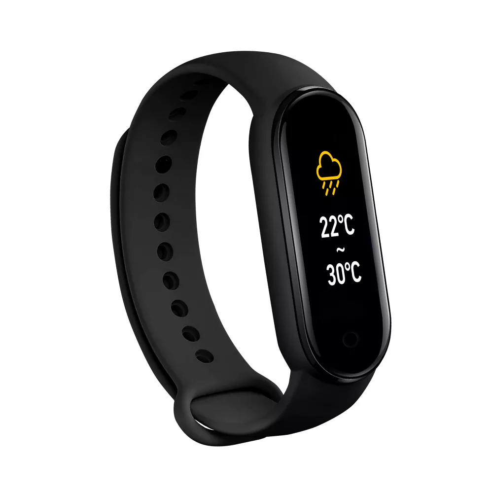 Active Fitness Tracker M7 - Bracelet sportif intelligent Montre connectée Bluetooth - Noir