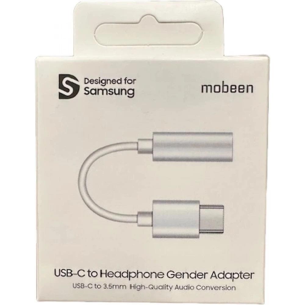 Samsung Original DAC Adapter USB-C auf 3.5mm Mini Jack von Mobeen GP-TGU023AE f&uuml;r hochwertige Audioqualit&auml;t - Weiss