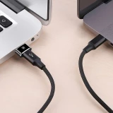 Adaptateur USB-C vers USB-A Mini Baseus haut d&eacute;bit pour appareils compatibles - Noir