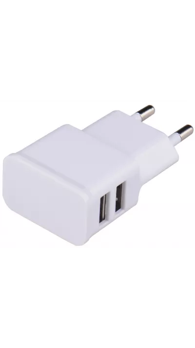 Adaptateur chargeur secteur double USB