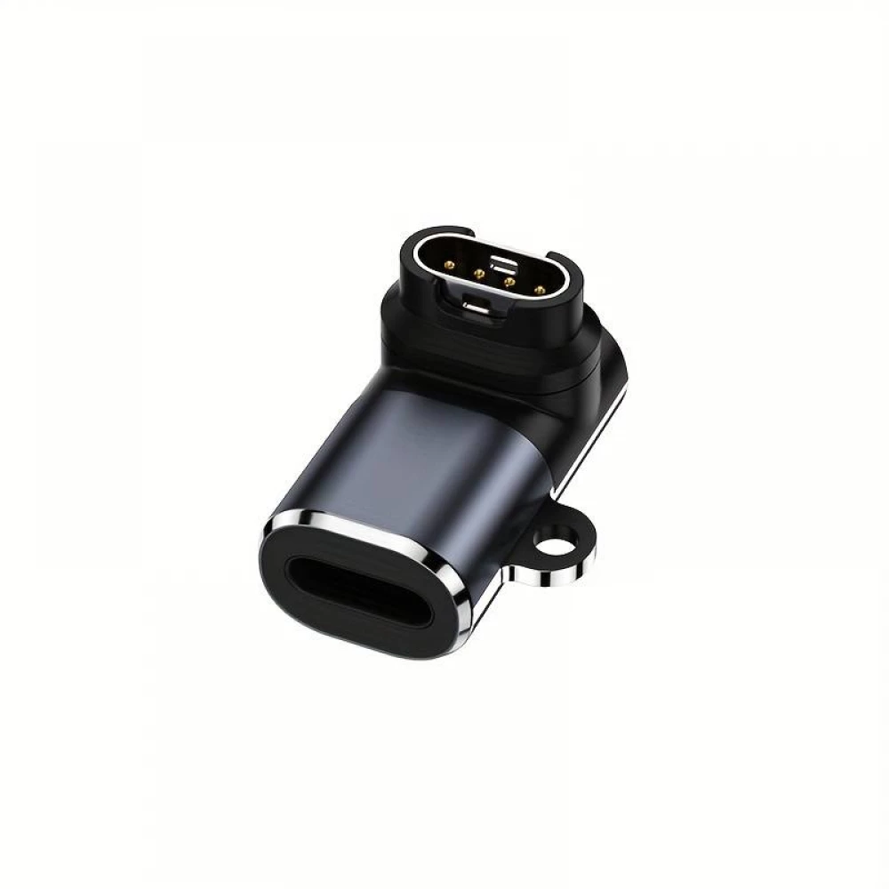 Adaptateur chargeur universel pour montre Garmin avec prise USB-C  - Noir
