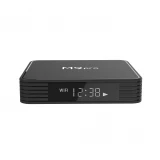 Android smart TV Box M9 Pro LED Quad Core 64-bit pour streaming en 4K Ultra HD avec HDR10 + Android11 & Google Assist - Noir