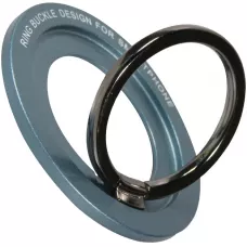 Anneau de support magnétique en aluminium avec la fonction Magsafe - Bleu