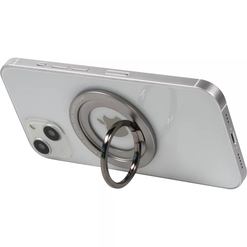 Anneau de support magnétique en aluminium avec la fonction Magsafe - Gris