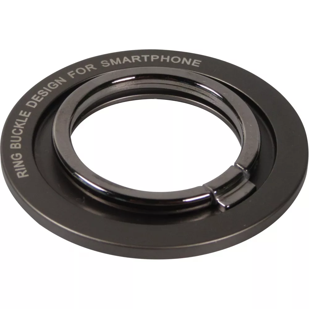 Anneau de support magnétique en aluminium avec la fonction Magsafe - Noir