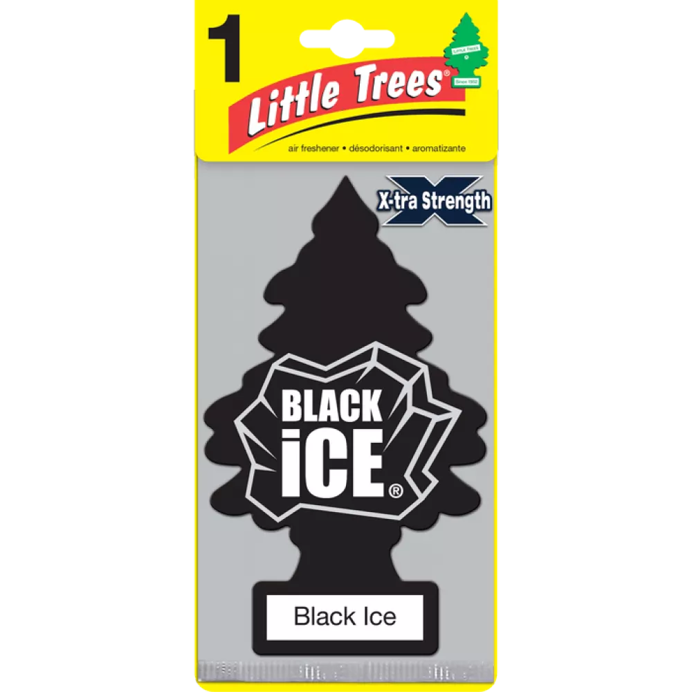 Arbre sent-bon désodorisant voiture anti-odeur - Parfum Black Ice