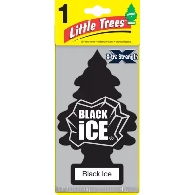 Arbre sent-bon désodorisant voiture anti-odeur - Parfum Black Ice
