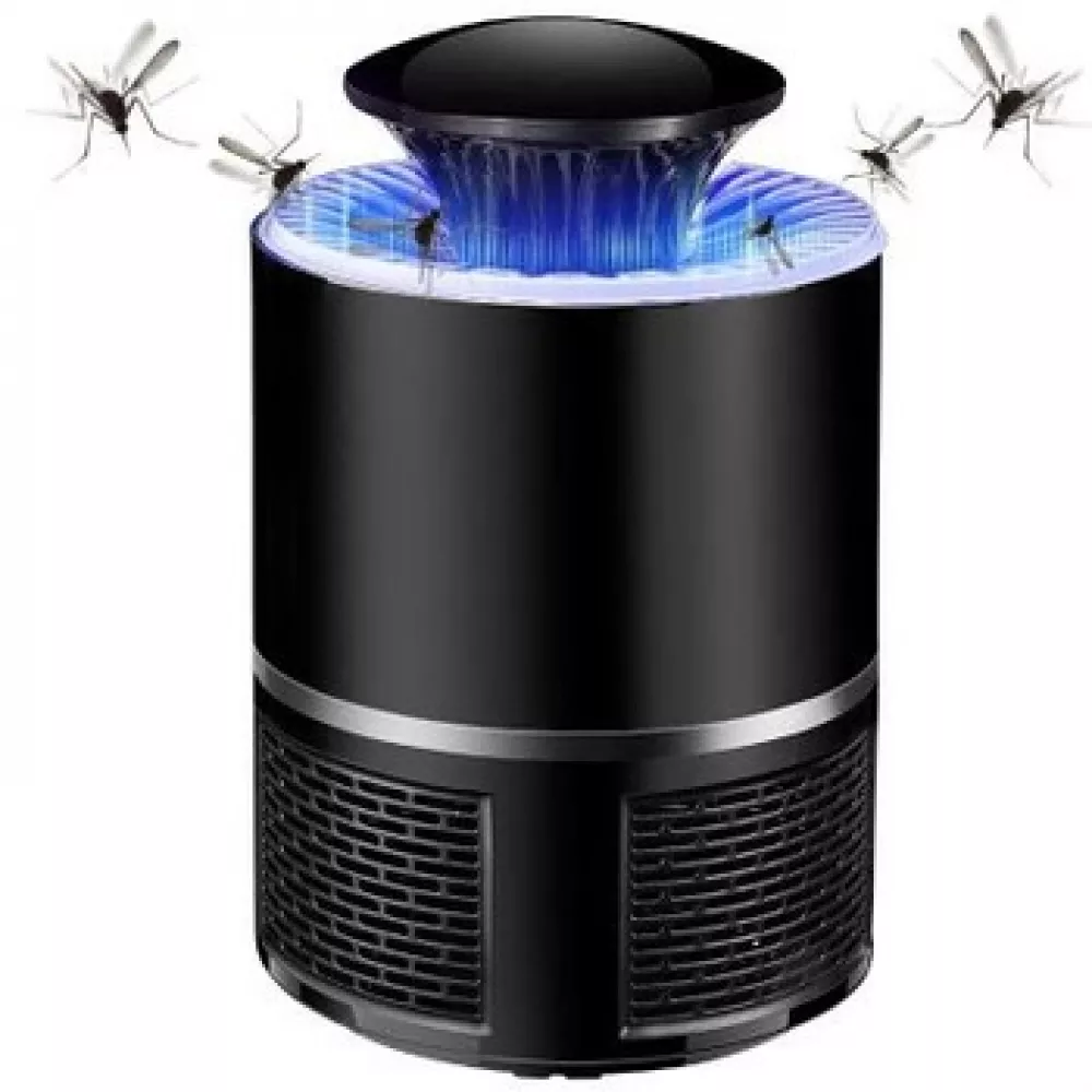 Aspirateur-moustiques Lampe USB High-Tech avec ondes LED nanométrique - Noir