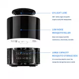 Aspirateur-moustiques Lampe USB High-Tech avec ondes LED nanométrique - Noir