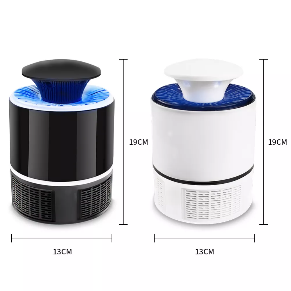 Aspirateur-moustiques Lampe USB High-Tech avec ondes LED nanométrique - Noir
