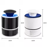 Aspirateur-moustiques Lampe USB High-Tech avec ondes LED nanométrique - Noir