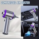 Aspirateur portable / compresseur à air 4 en 1 haute puissance 20000PA mini sans fil rechargeable pour voiture / maison / bureau