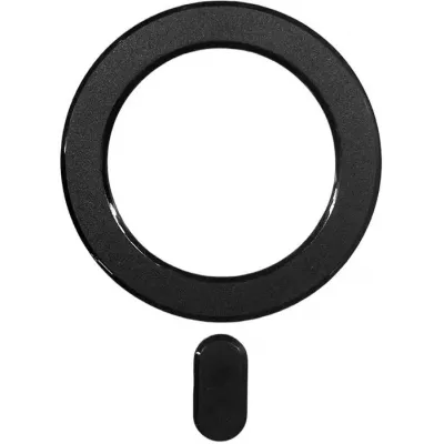Autocollant magnétique universel MagSafe Ring pour téléphones et coques Android & iOS - Noir