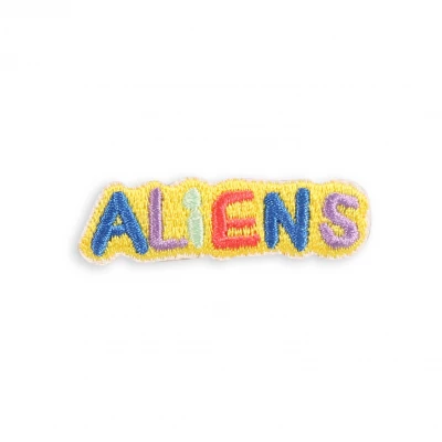 Autocollant sticker pour t&eacute;l&eacute;phone/tablette/ordinateur brod&eacute; en 3D - ALIENS