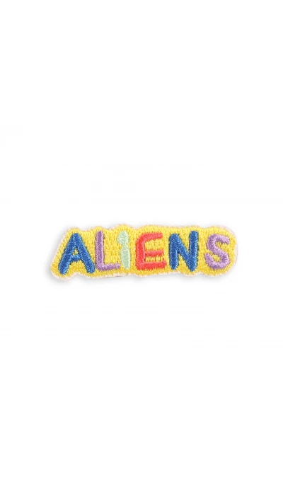 Autocollant sticker pour t&eacute;l&eacute;phone/tablette/ordinateur brod&eacute; en 3D - ALIENS