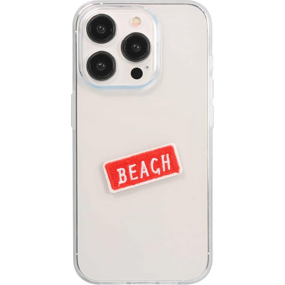 Sticker Aufkleber für Handy/Tablet/Computer 3D gestickt - BEACH
