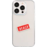 Sticker Aufkleber für Handy/Tablet/Computer 3D gestickt - BEACH