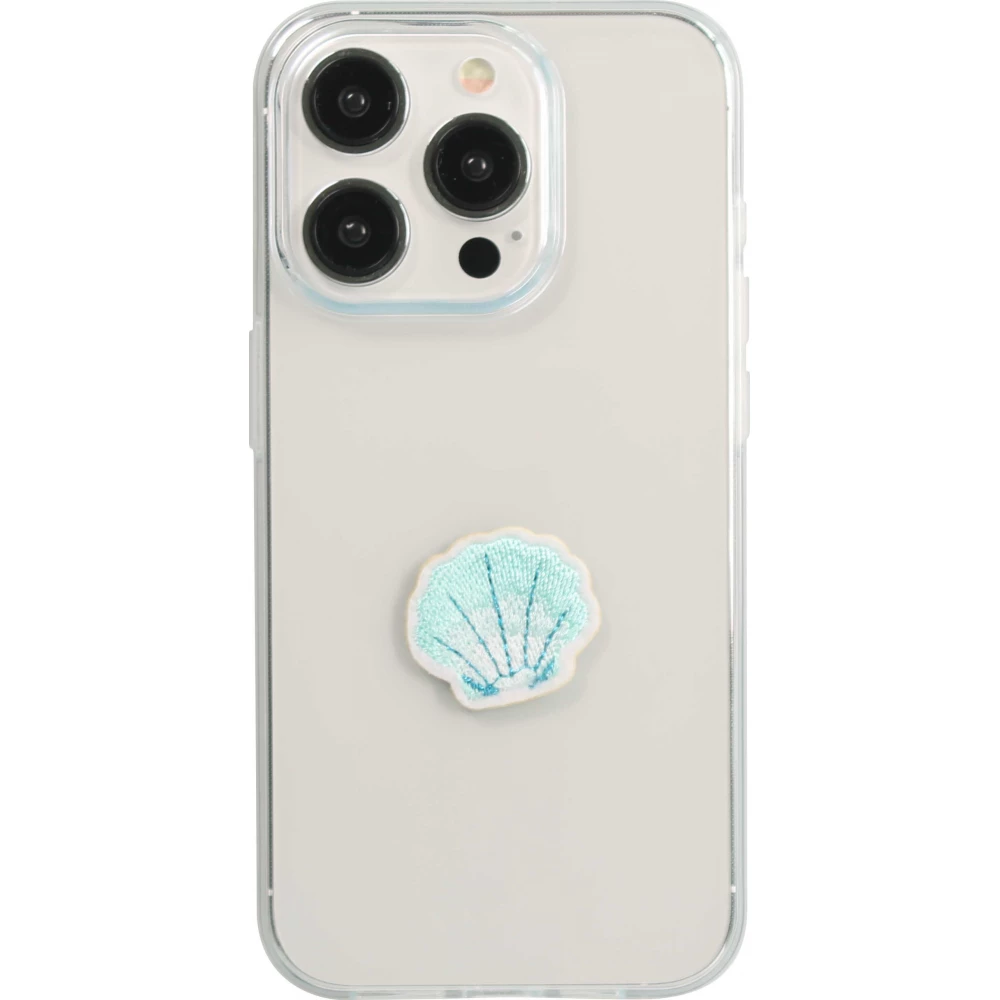 Autocollant sticker pour téléphone/tablette/ordinateur brodé en 3D - Beach Shell