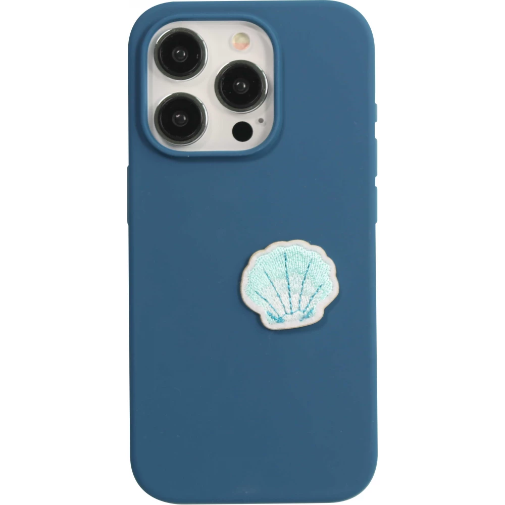 Autocollant sticker pour téléphone/tablette/ordinateur brodé en 3D - Beach Shell