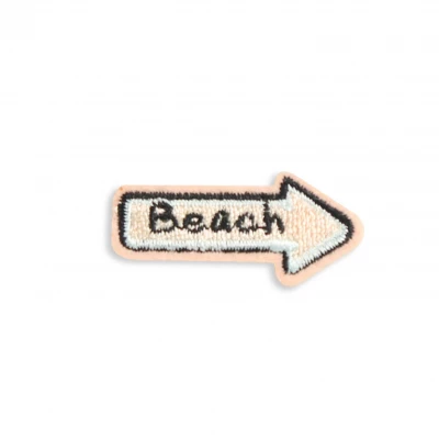 Autocollant sticker pour t&eacute;l&eacute;phone/tablette/ordinateur brod&eacute; en 3D - Beach way
