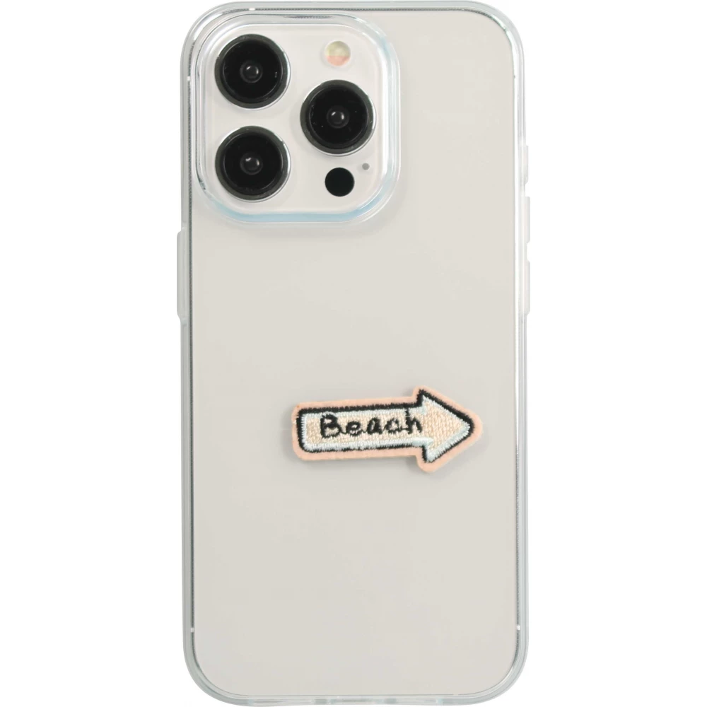 Autocollant sticker pour téléphone/tablette/ordinateur brodé en 3D - Beach way