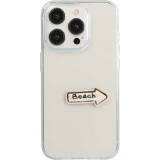 Autocollant sticker pour téléphone/tablette/ordinateur brodé en 3D - Beach way