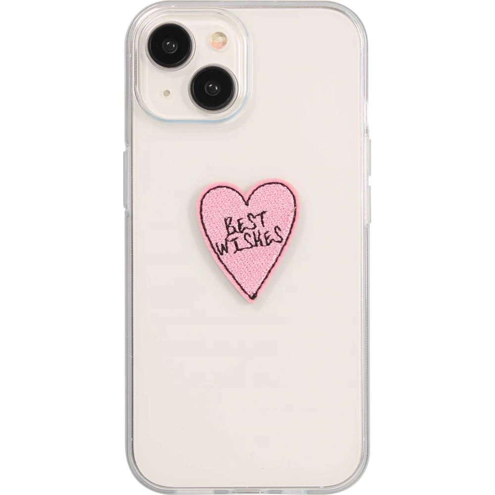 Autocollant sticker pour téléphone/tablette/ordinateur brodé en 3D - Best wishes