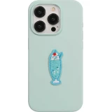 Autocollant sticker pour téléphone/tablette/ordinateur brodé en 3D - Blueberry Ice Cream Drink