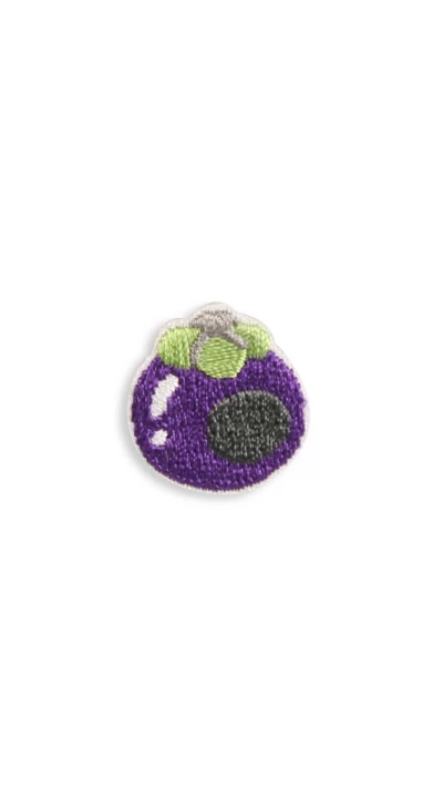 Autocollant sticker pour t&eacute;l&eacute;phone/tablette/ordinateur brod&eacute; en 3D - Blueberry