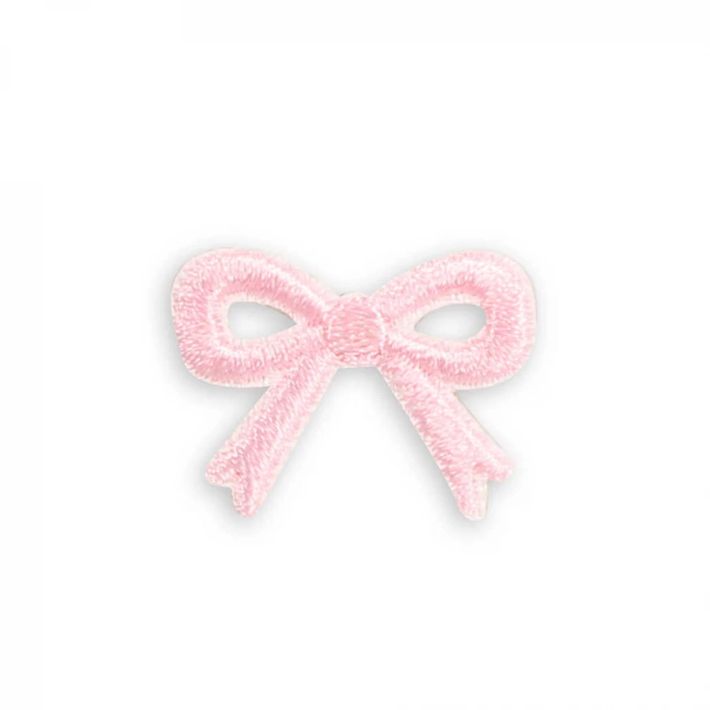 Autocollant sticker pour téléphone/tablette/ordinateur brodé en 3D - Boucle rose