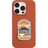 Sticker Aufkleber für Handy/Tablet/Computer 3D gestickt - Burgers