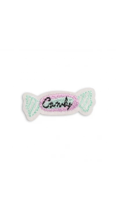 Autocollant sticker pour t&eacute;l&eacute;phone/tablette/ordinateur brod&eacute; en 3D - Candy Bar