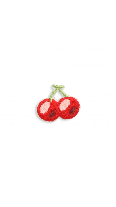 Autocollant sticker pour t&eacute;l&eacute;phone/tablette/ordinateur brod&eacute; en 3D - Cherry
