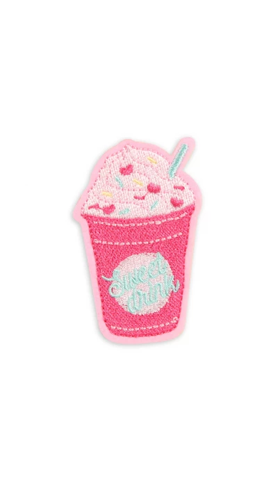 Autocollant sticker pour t&eacute;l&eacute;phone/tablette/ordinateur brod&eacute; en 3D - Freezing drink