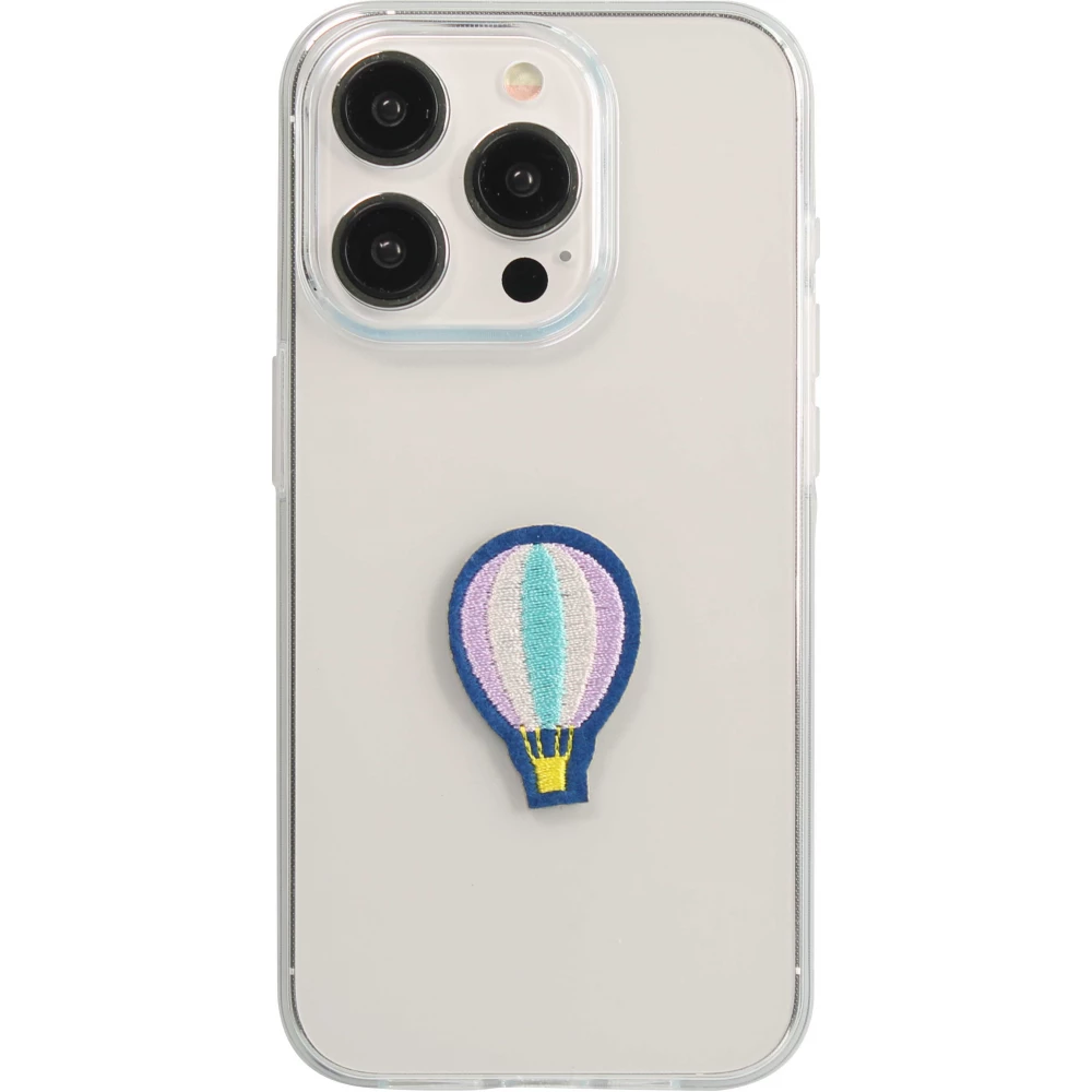 Autocollant sticker pour téléphone/tablette/ordinateur brodé en 3D - Hot Air Balloon