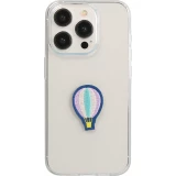 Autocollant sticker pour téléphone/tablette/ordinateur brodé en 3D - Hot Air Balloon