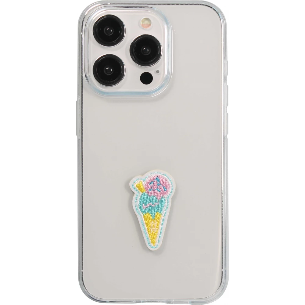 Autocollant sticker pour téléphone/tablette/ordinateur brodé en 3D - Ice Cream