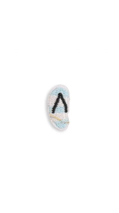 Autocollant sticker pour t&eacute;l&eacute;phone/tablette/ordinateur brod&eacute; en 3D - Left Flip-Flop