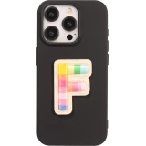 Autocollant sticker pour téléphone/tablette/ordinateur brodé en 3D - Lettre F