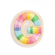 Autocollant sticker pour téléphone/tablette/ordinateur brodé en 3D - Lettre G