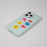 Autocollant sticker pour téléphone/tablette/ordinateur brodé en 3D - Lettre Mini G