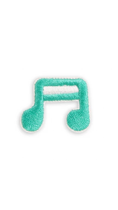 Autocollant sticker pour t&eacute;l&eacute;phone/tablette/ordinateur brod&eacute; en 3D - Music note