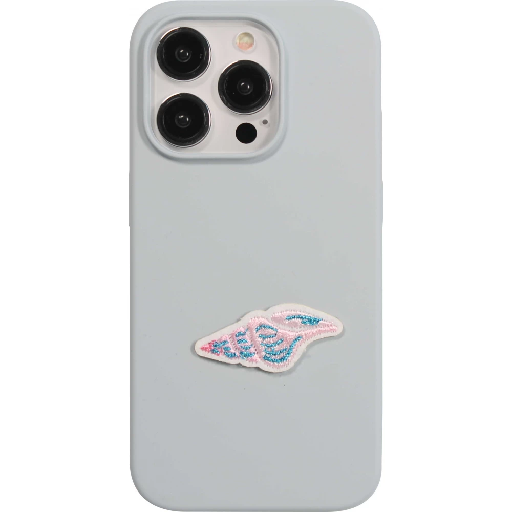 Autocollant sticker pour téléphone/tablette/ordinateur brodé en 3D - Pink Beach Shell