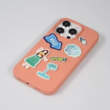 Autocollant sticker pour téléphone/tablette/ordinateur brodé en 3D - Sleeping Cat on Cloud