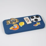 Autocollant sticker pour téléphone/tablette/ordinateur brodé en 3D - Sleeping Cat on Cloud