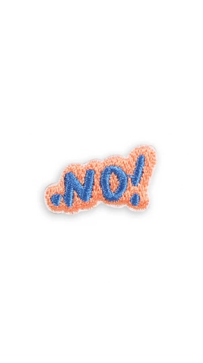 Autocollant sticker pour t&eacute;l&eacute;phone/tablette/ordinateur brod&eacute; en 3D - Sticker No!