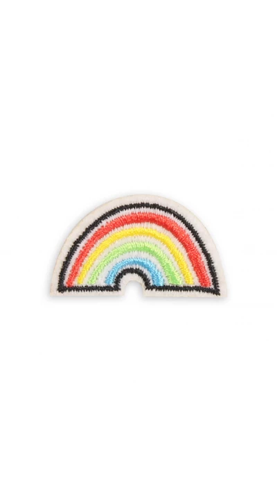 Autocollant sticker pour t&eacute;l&eacute;phone/tablette/ordinateur brod&eacute; en 3D - Sticker Rainbow