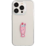 Sticker Aufkleber für Handy/Tablet/Computer 3D gestickt - Strawberry Ice Cream Drink